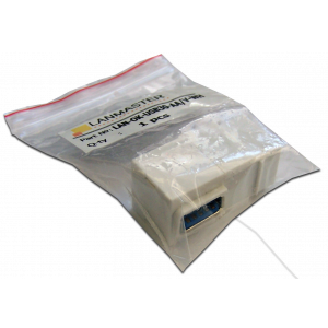 Модуль Keystone, USB 3.0, тип A, мама-мама, 90 градусов, белый